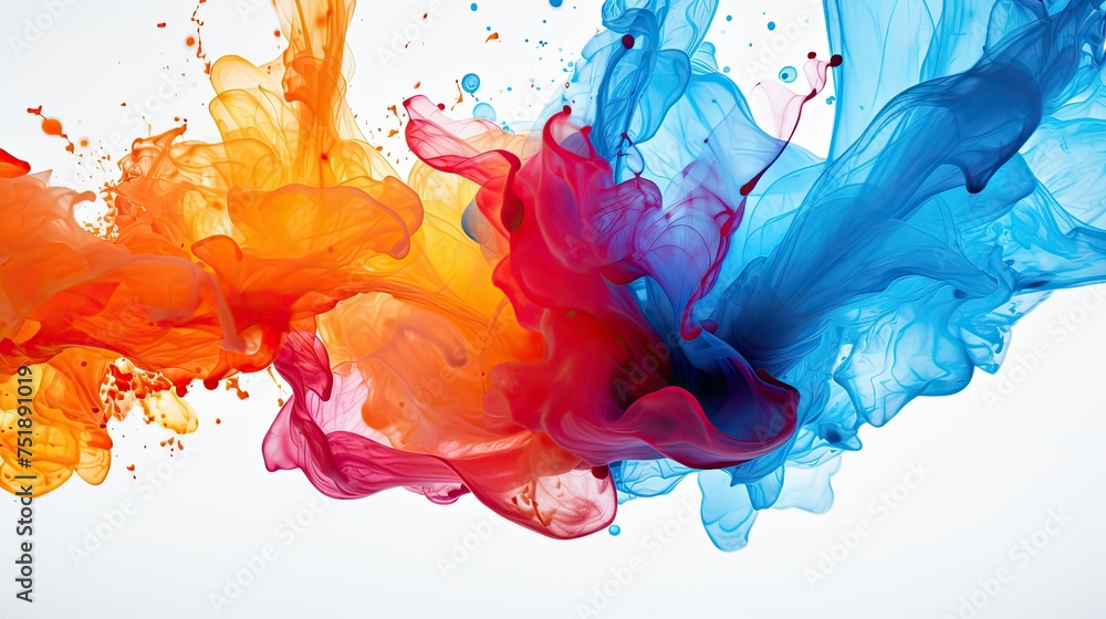 abstract splash colorful background