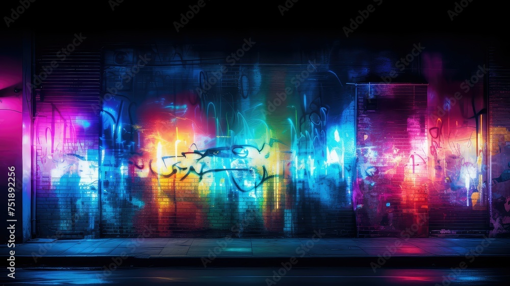 Fototapeta premium soft wall blurred lights