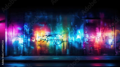 soft wall blurred lights © vectorwin