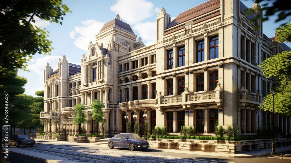 corporate office mansion building