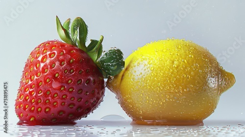 sweet strawberry lemon photo