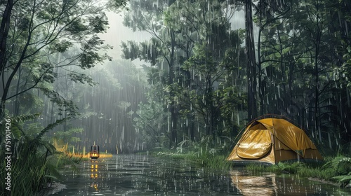 canopy tent rain