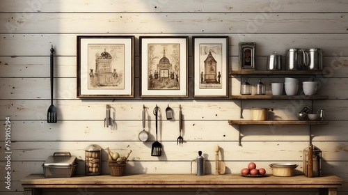 design wall kitchen background