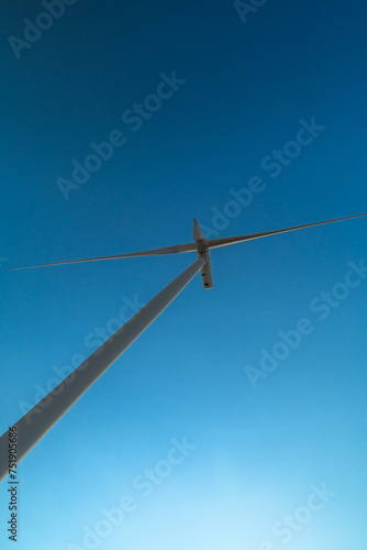 Wind turbine electrical of clean resource energy and environment sustainable.