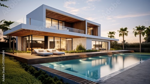 palace luxury house building © vectorwin