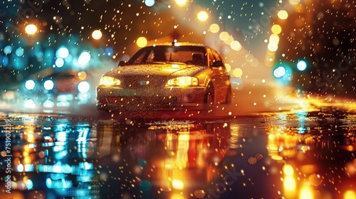 wdshield car in the rain