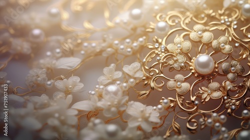 pearl jewel jewelry background