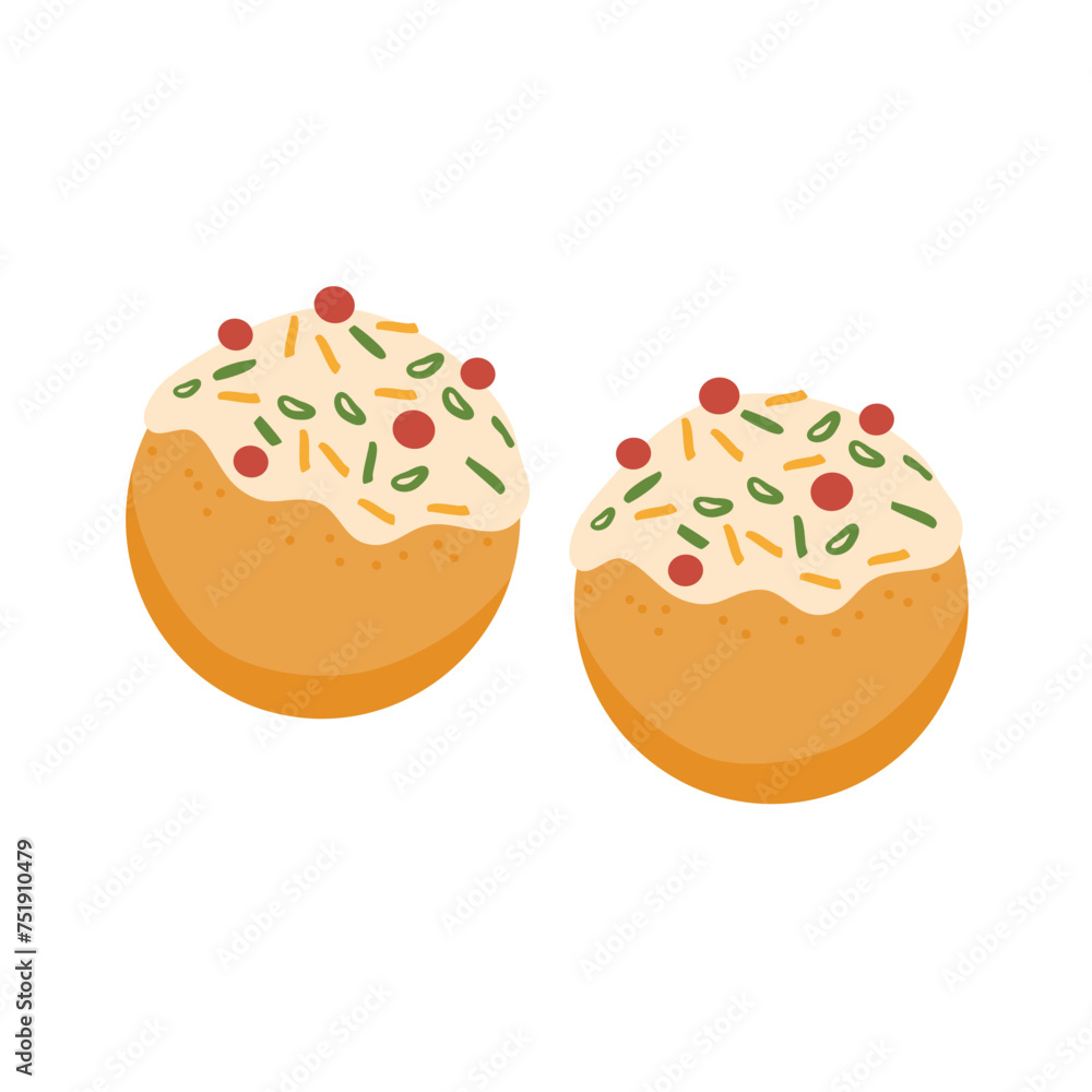Dahi Batata Puri Popular Indian Street Food Dahi Batata Puri Popular Indian Street Food