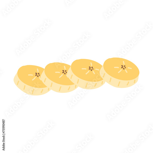 Fried Plantain African Food illustration