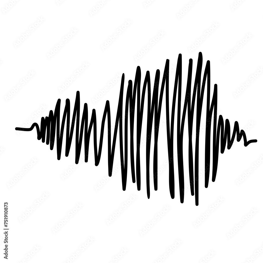 Earthquanke seismogram wave vector hand drawn Earthquanke seismogram wave vector hand drawn