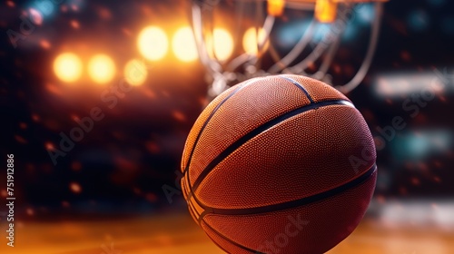 Photo of a basketball going into the ring © ismodin