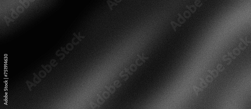 Dark black white grainy background, noise texture grunge gradient abstract banner header poster cover backdrop design