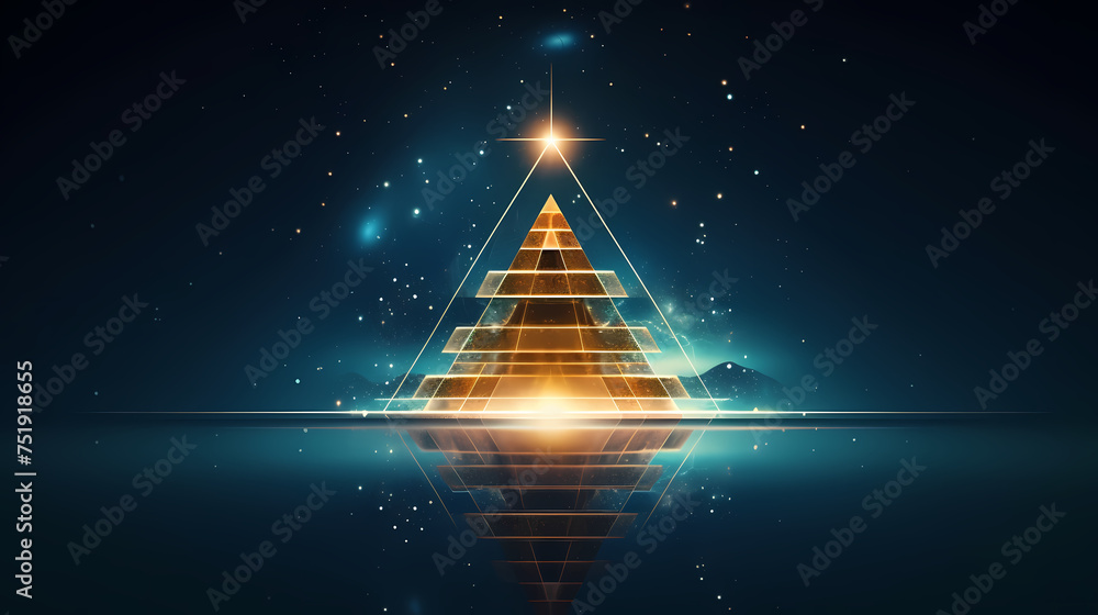 Triangular prism, geometric triangle figure