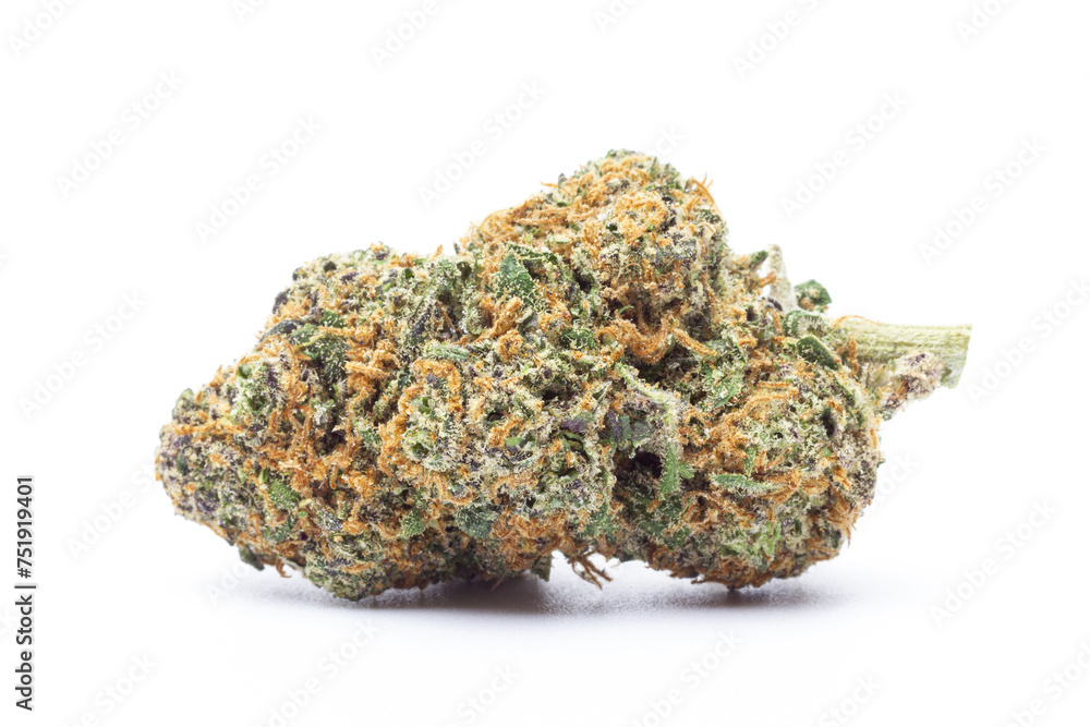 Cannabis flower isolated on white background Cannabis flower isolated on white background