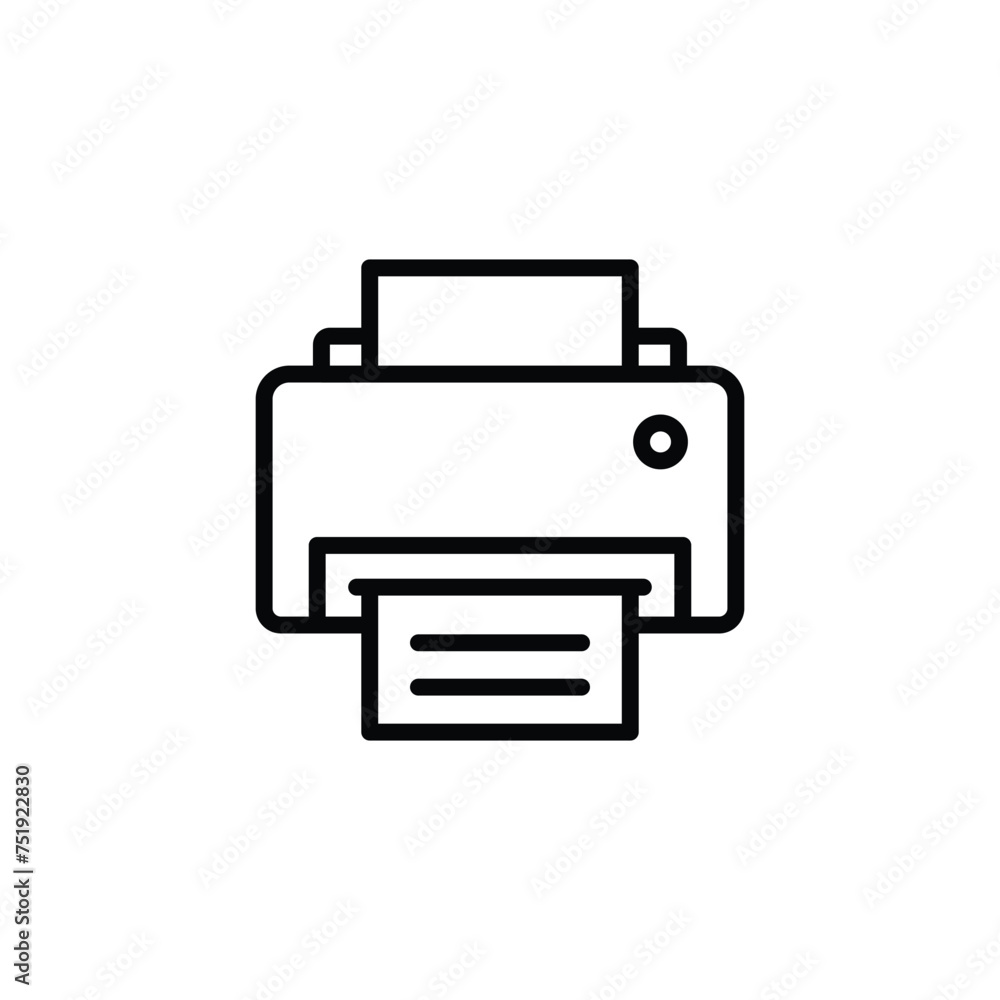 printer icon vector. Print symbol icon printer icon vector. Print symbol icon