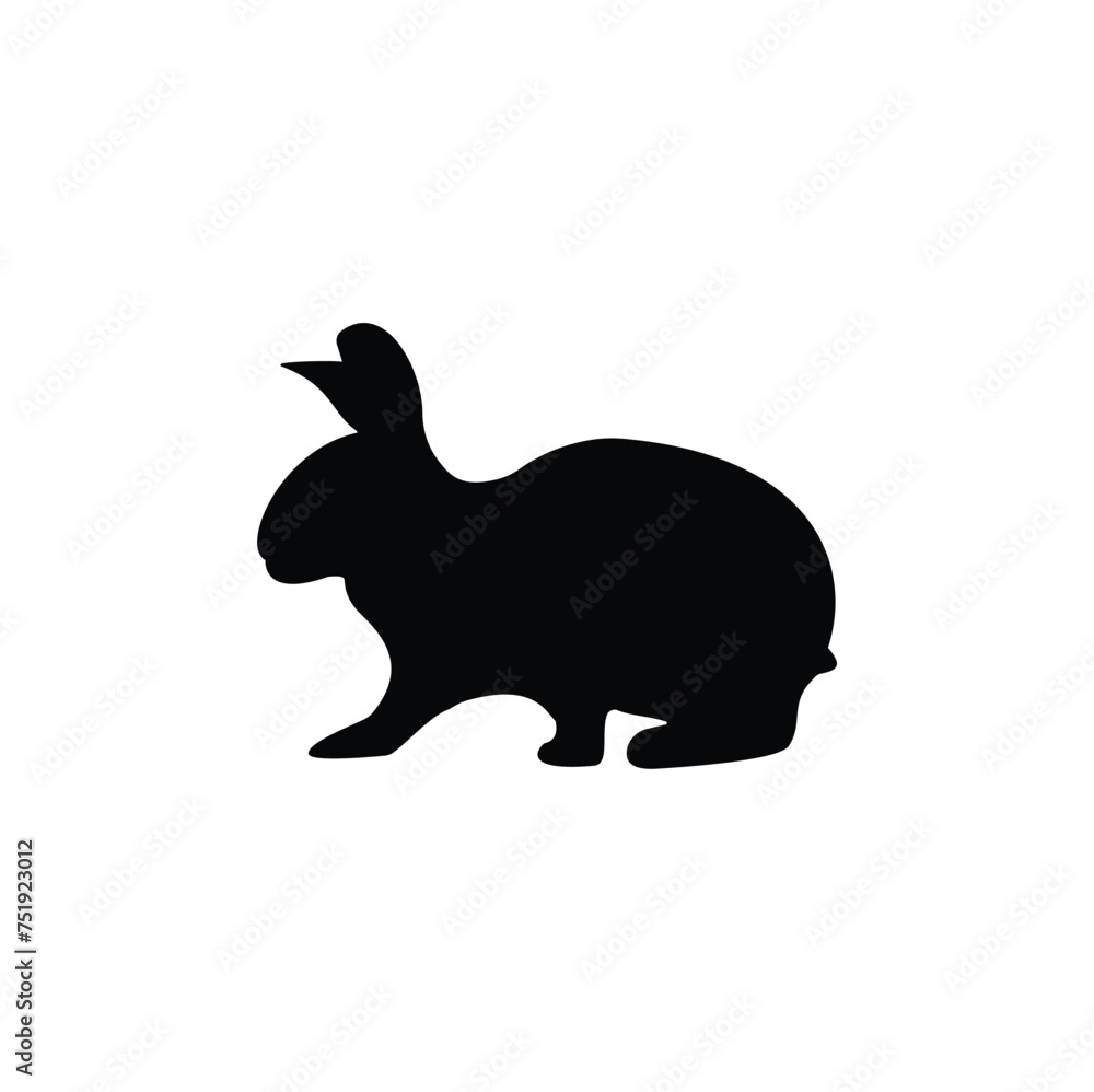 rabbit illustration minimal simple black art rabbit illustration minimal simple black art