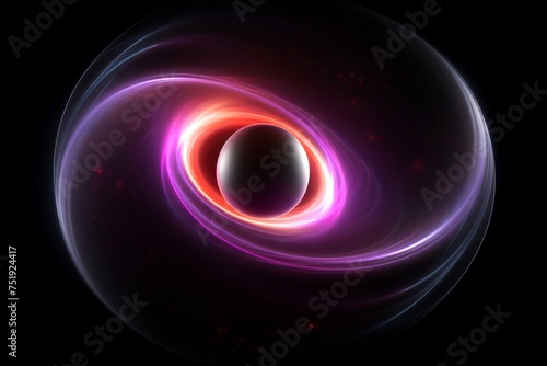 Abstract colorful galaxy wallpaper,black hole,abstract neon light