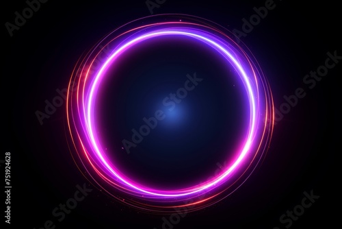 Abstract colorful galaxy wallpaper black hole abstract neon light