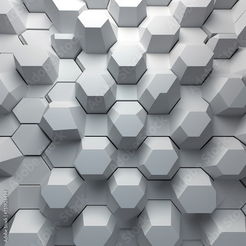 abstract background with hexagons