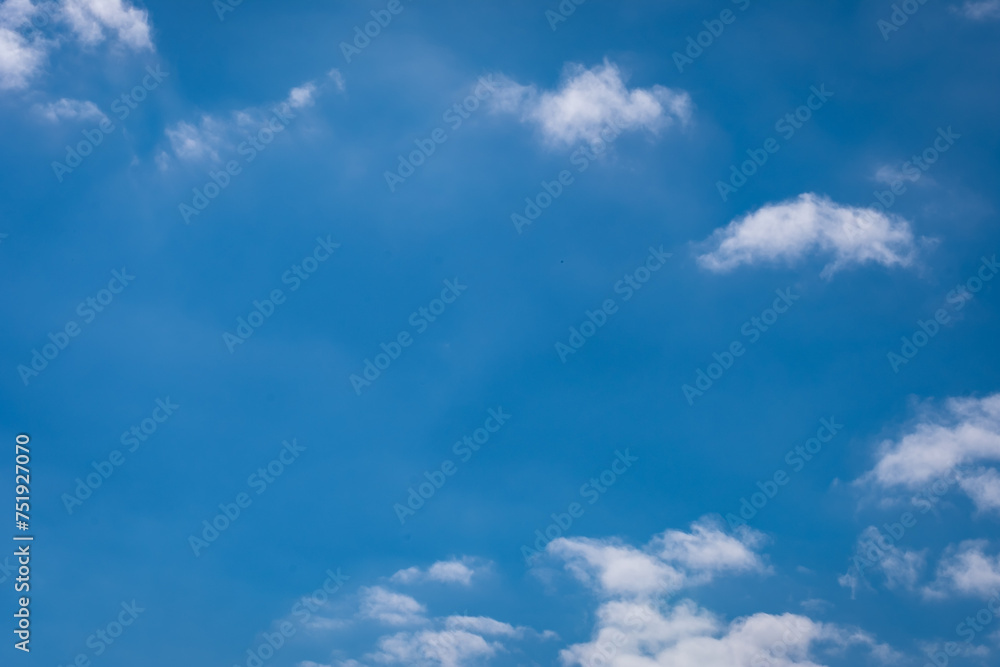 blue sky with clouds