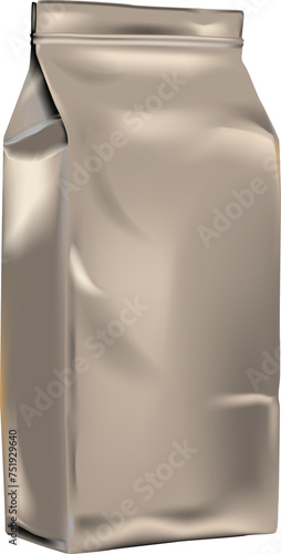 Photography Coffee bag realistic isolated