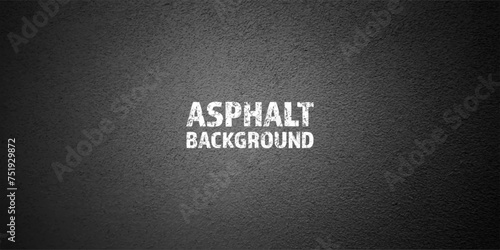 Asphalt road texture, concrete highway surface. Pattern with grainy structure, grunge stone background. Vector illustration