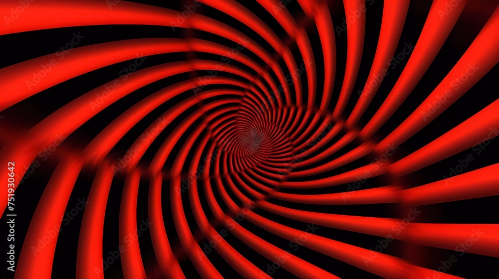 Psychedelic Pulses in red and black, Rotation - Optical Illusion Pulses Psychedelic Pulses in red and black, Rotation - Optical Illusion Pulses
