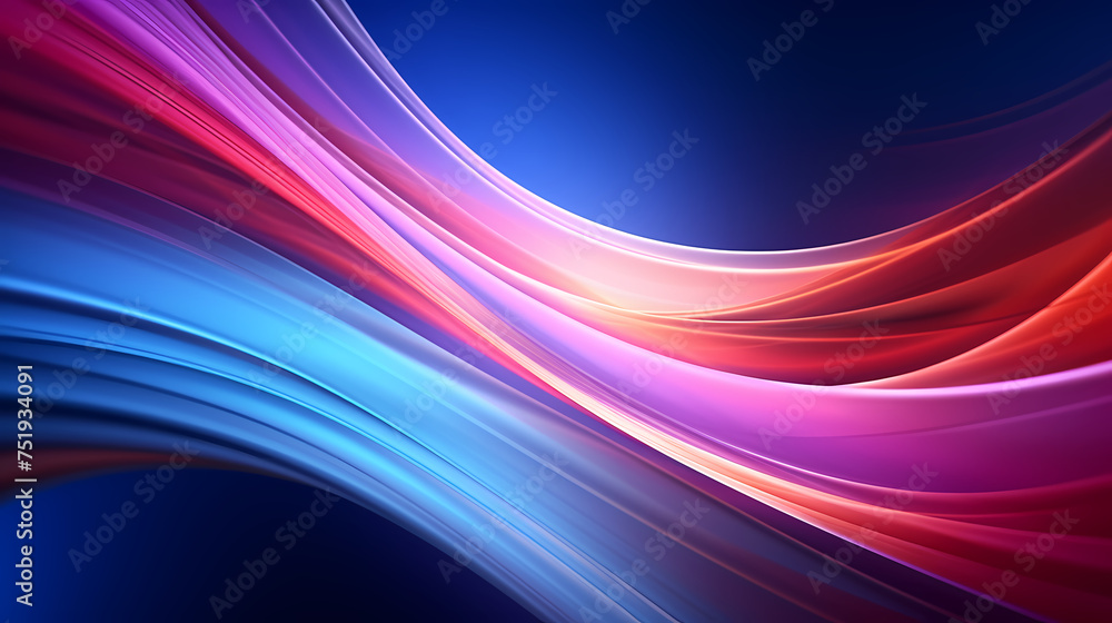 Naklejka premium Neon speed abstract background, abstract future technology background