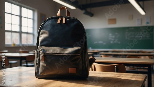Black Classroom Backpack, Back to School photo
