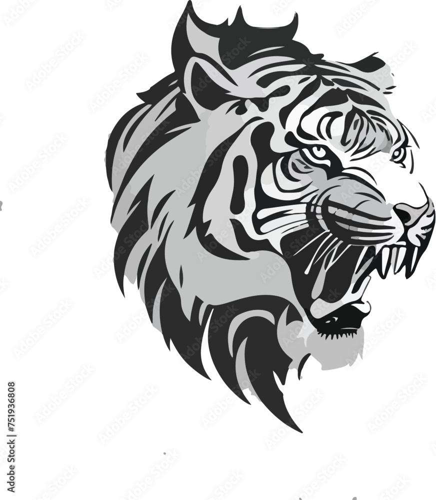 Tiger head logo vector illustration art design. Wild Whiskers: Vector Tiger Head Logo Inspiration.