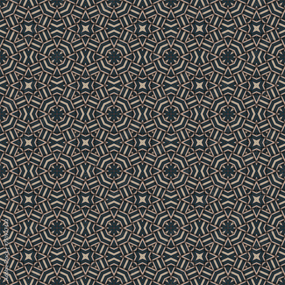 Seamless braided pattern of lines. Square abstract pattern. Woven fabric texture Seamless braided pattern of lines. Square abstract pattern. Woven fabric texture