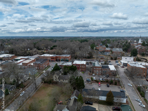 Downtown Wake Forest in Spring