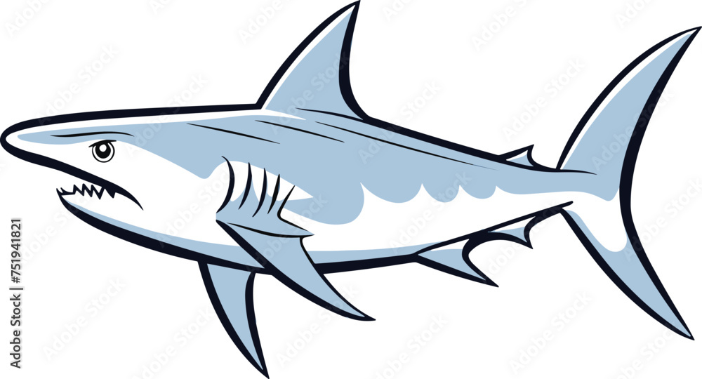 Naklejka premium 상어