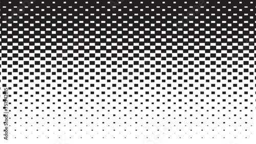 Halftone seamless texture black and white pattern background for backdrop