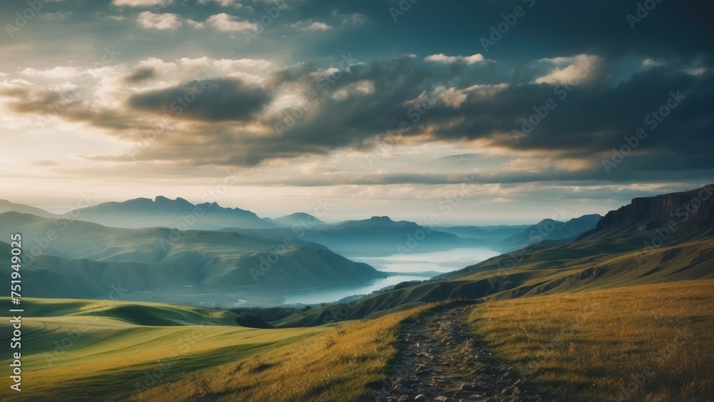 Amazing view to stunning landscape background Amazing view to stunning landscape background