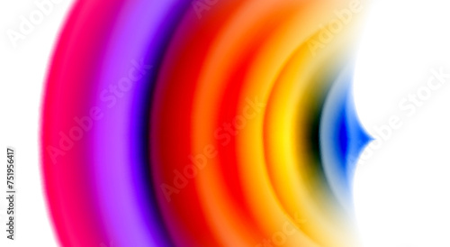 Color mixing liquid rainbow shape background