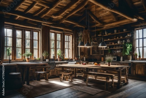 interior of a restaurant