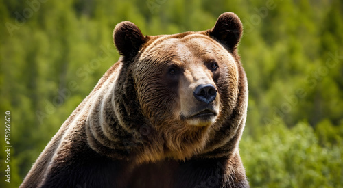 Close up of a bear