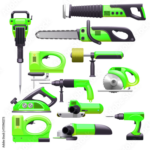 set of power tools