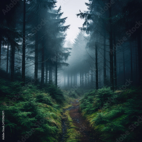 Beautiful forest landscape © ImagineThatStudios