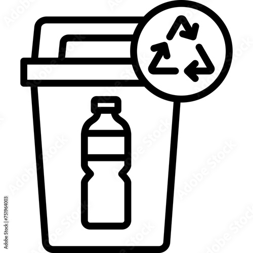 Plastic Bin Icon