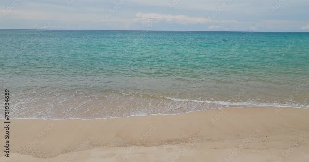 Amazing sea beach with ocean wave foams.Beautiful nature beach sand sea surface,Wide angle lens Amazing sea beach with ocean wave foams.Beautiful nature beach sand sea surface,Wide angle lens