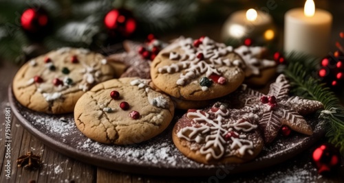  Warm holiday cheer with festive cookies and candles