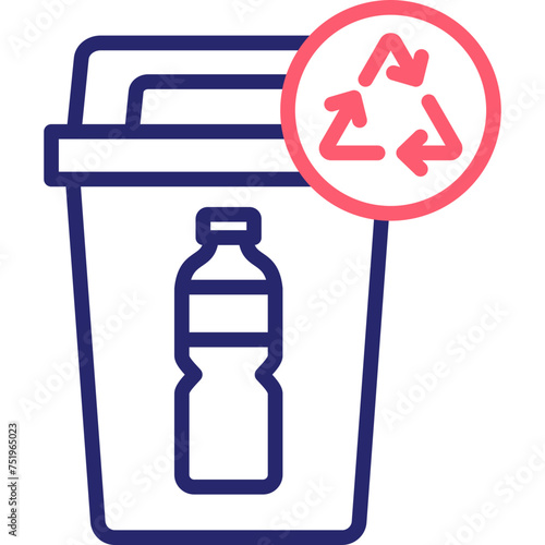 Plastic Bin Icon