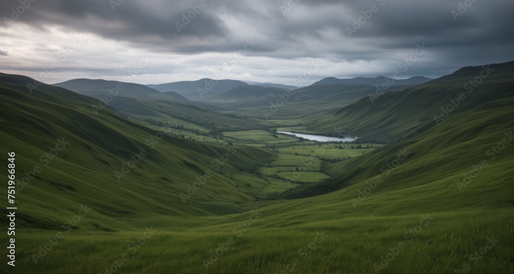 Enchanting valley under the sky Enchanting valley under the sky