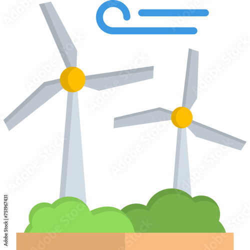 Wind Turbine Icon