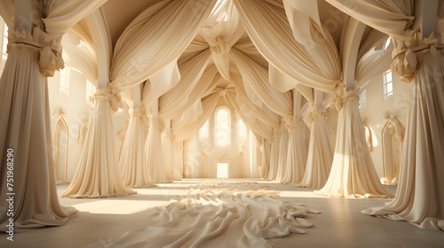 Fabric Draping wedding