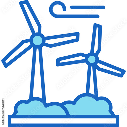 Wind Turbine Icon