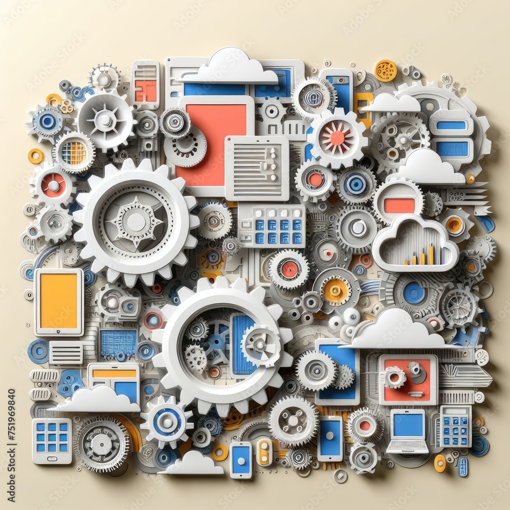 Innovative Integration: A Visual Representation of Cloud Computing and Mechanical Engineering with Generative AI. Innovative Integration: A Visual Representation of Cloud Computing and Mechanical Engineering with Generative AI.