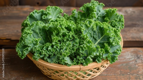 fresh Kale from Hokkaido Island, Japan